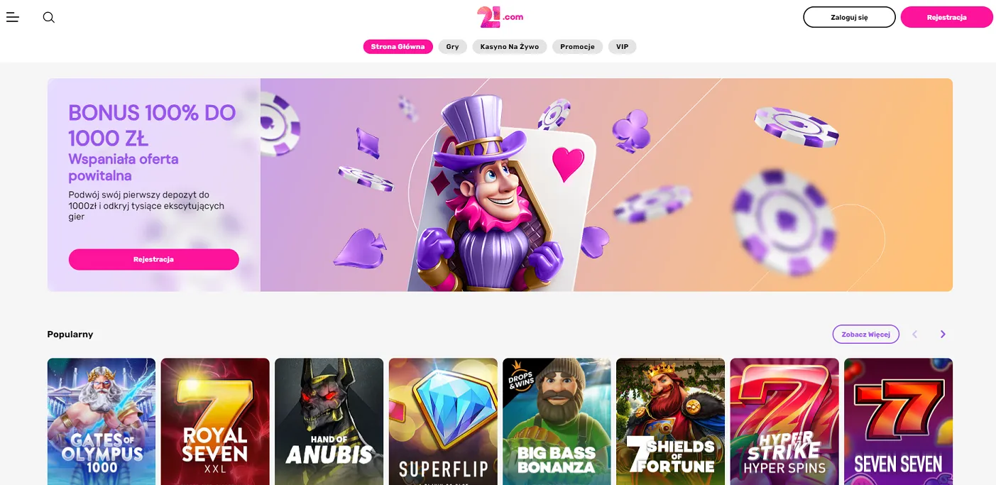 21.com glowna strona