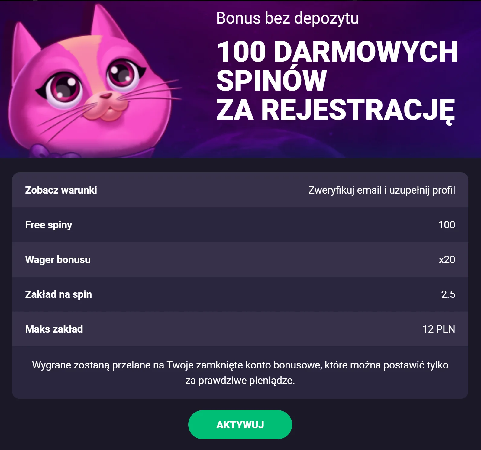 Jak otrzymać bonus bez depozytu Candy Casino? Krok 4