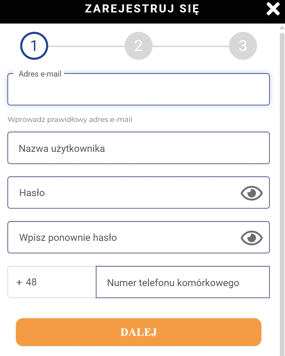 Jak otrzymać bonus bez depozytu Gratowin Casino? Krok 2