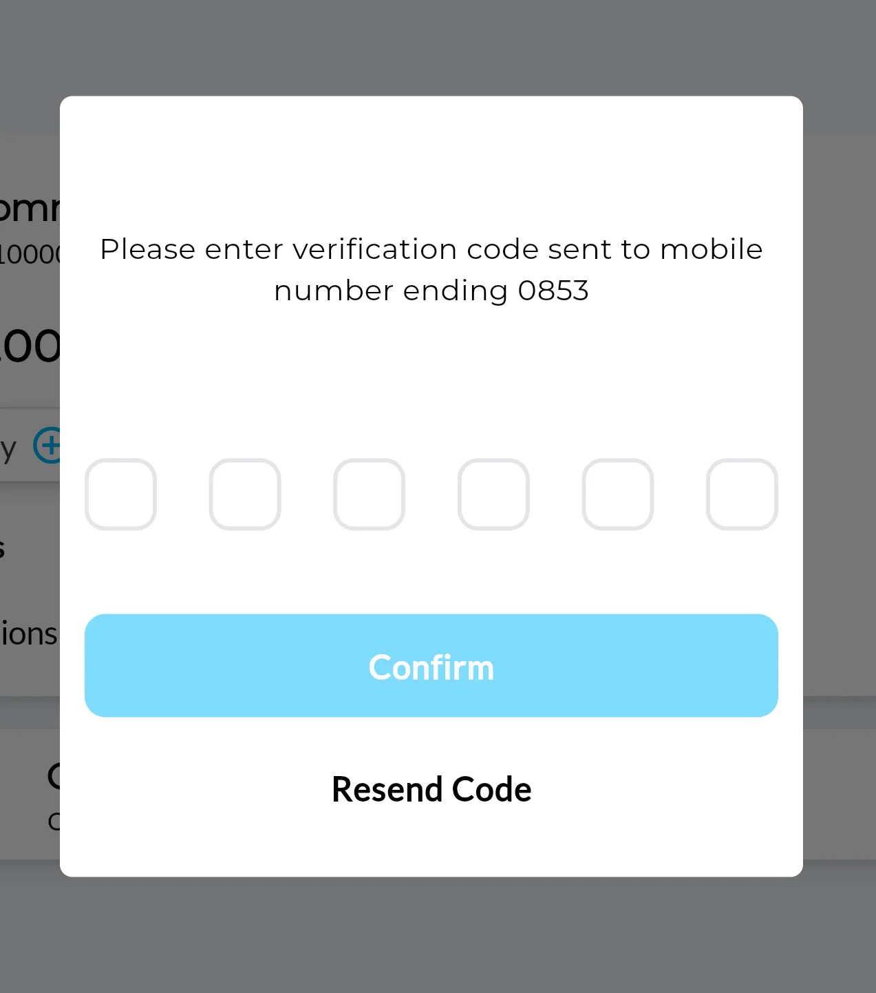 Rejestracja MiFinity krok 5