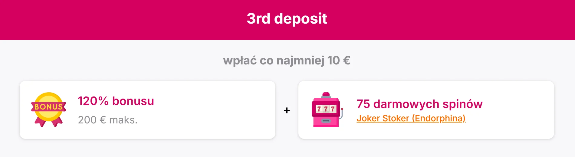 Bonus Powitalny HitnSpin 4 depozyt