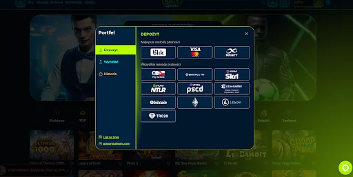 AllSpins Casino jak zrobyc depozyt