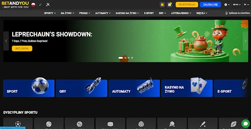 Betandyou kasyno glowna strona