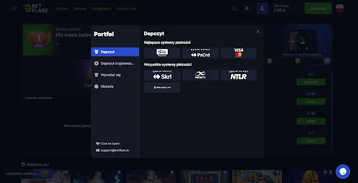 Betflare rejestracja krok 2