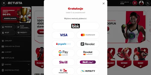 Betista rejestracja krok 5