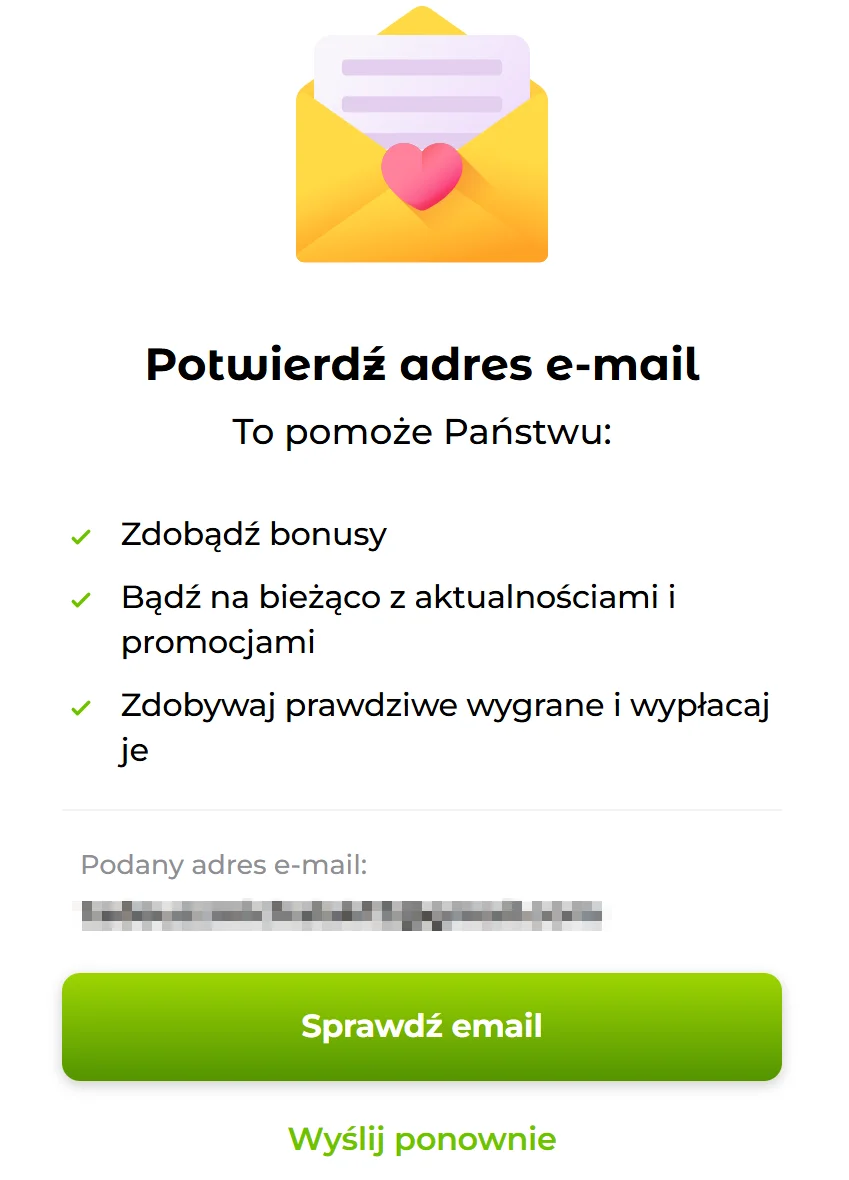 Jak odebrać bonus bez depozytu w Verde Casino? Krok 3