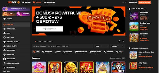 GGbet glowna strona
