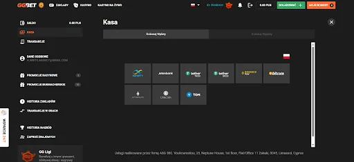 GGbet rejestracja krok 2