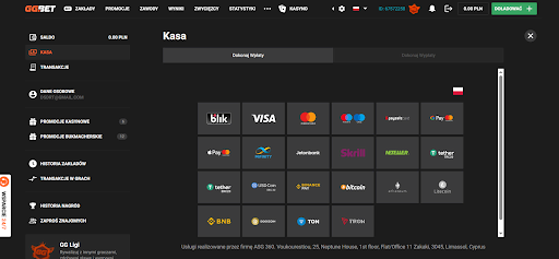 GGbet rejestracja krok 3