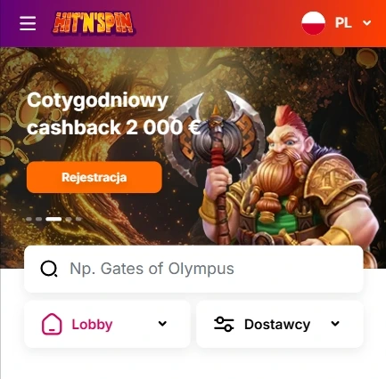 HitnSpin kasyno za pieniądze