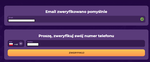 MilkyWay rejestrację 3