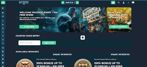 Norsewin bonus bez depozytu rejestracja krok 4
