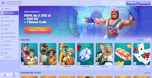 SpinRollz glowna strona