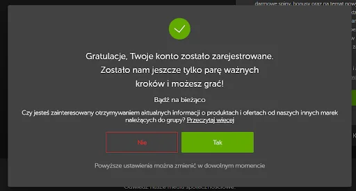 betsafe bonus powitalny krok 1