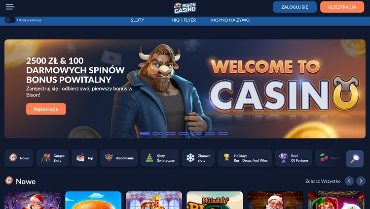 kasyno europejskie bison