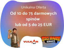 bonus bez depozytu vulkanbet