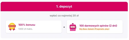 bonus powitany hit n spin 1