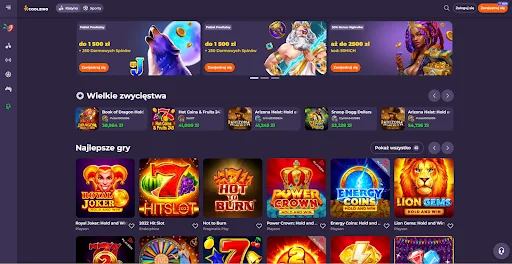 coolzino bonus bez depozytu krok 1