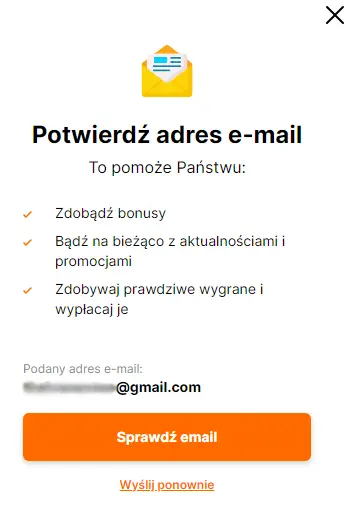 hit'n'spin bonus bez depozytu krok 3