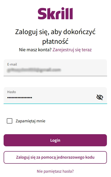 jak dokonac wplaty za pomoca Skrill krok 4