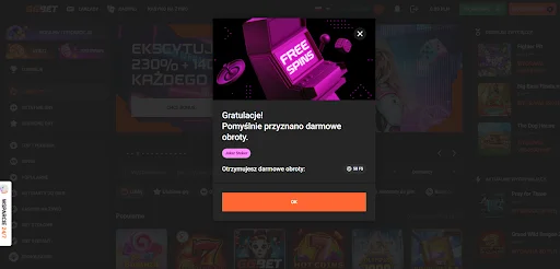 jak otrzymac ggbet bonus bez depozytu krok 2
