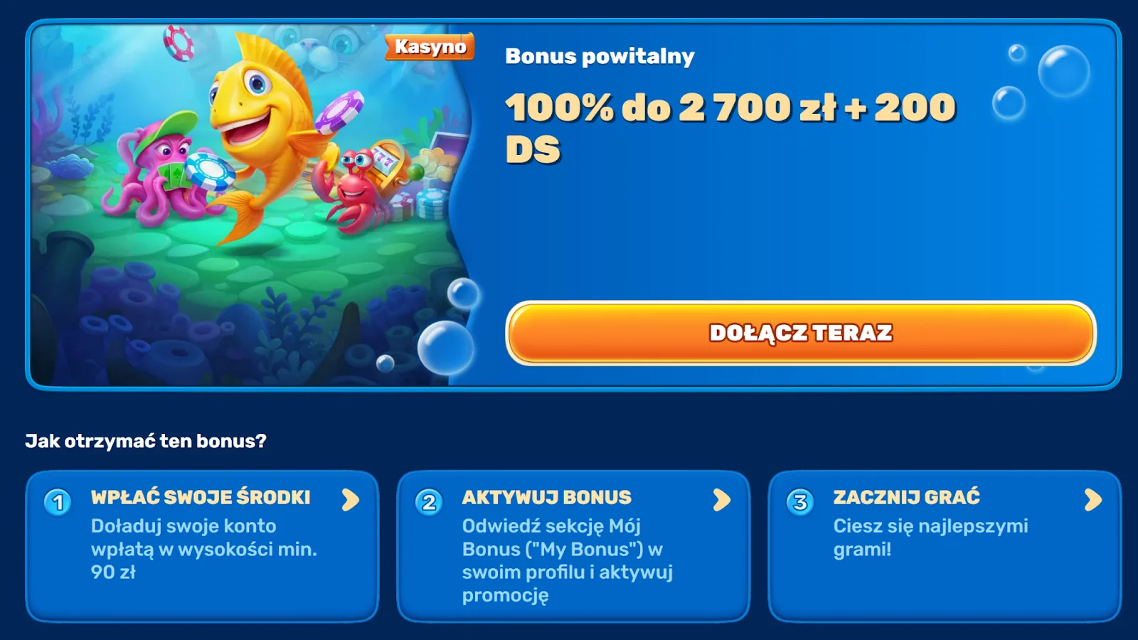 spinfin bonus powitalny