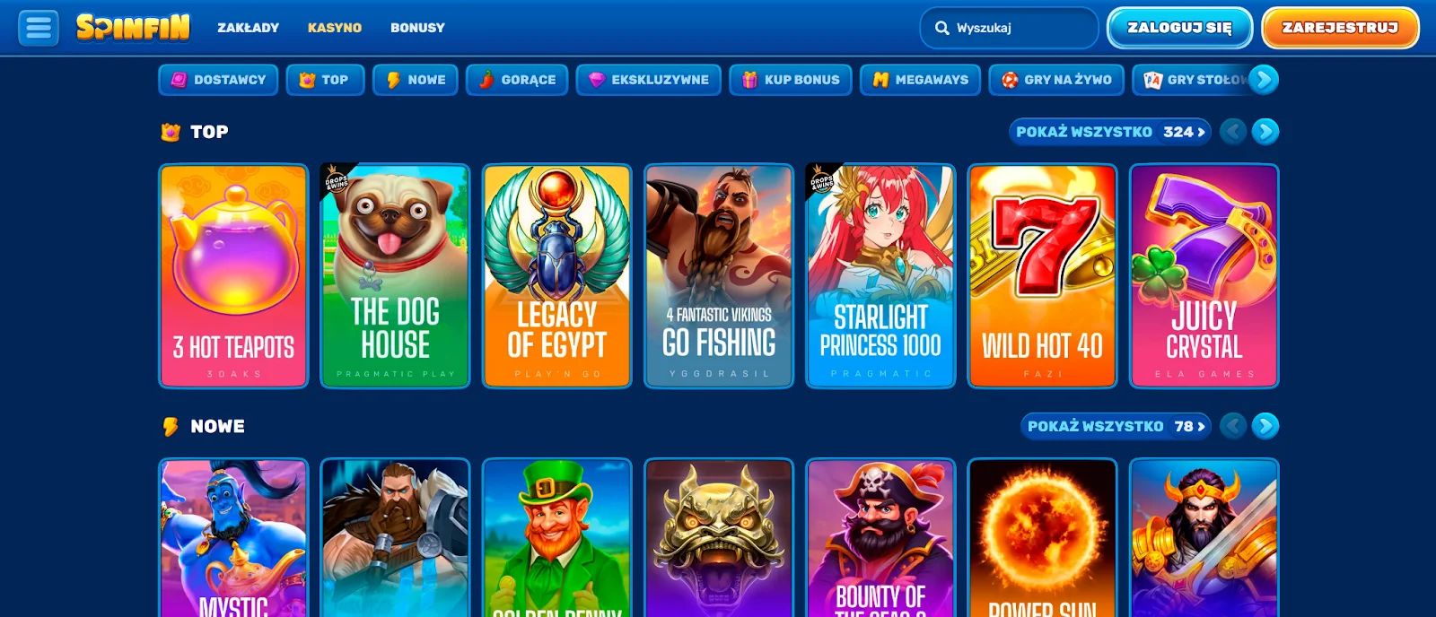 spinfin glowna strona