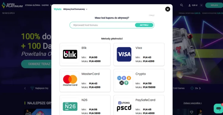 spinplatinum logowanie