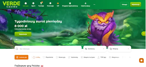 verde rejestracja krok 1