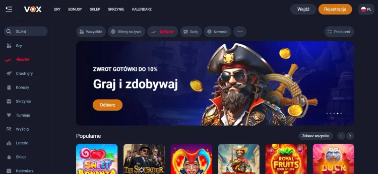 vox casino skrill