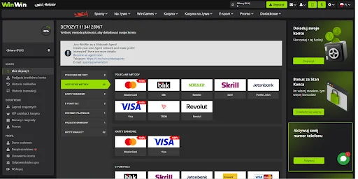 winwin casino rejestracja krok 3