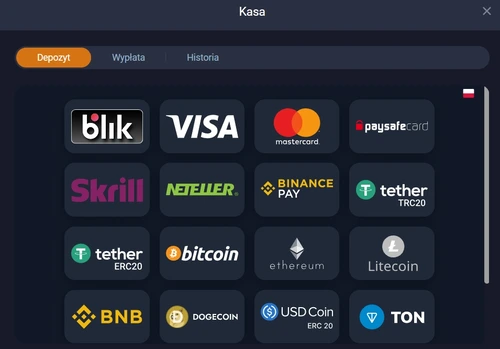 wpłata depozytu w legalnym kasynie online